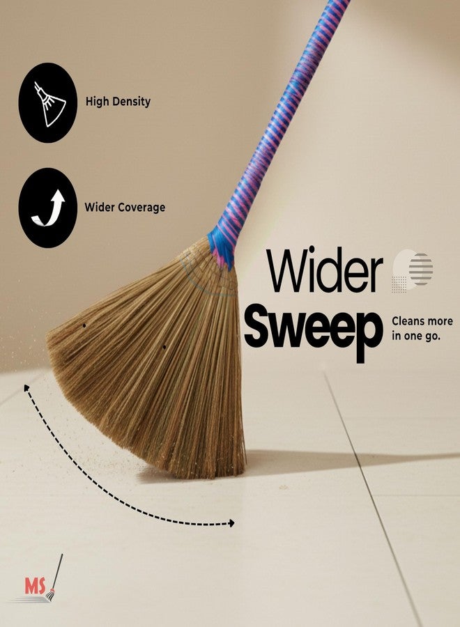 MS DIAMOND Burma Broomstick Less Dust, Lightweight Jhadu for Home Cleaning (1) - Image 3